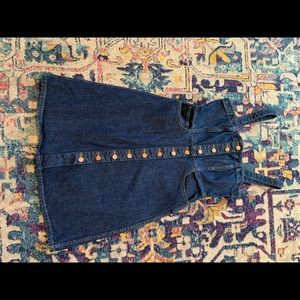Madewell fitted denim dress